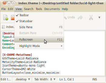 Lucid-Radiance Theme